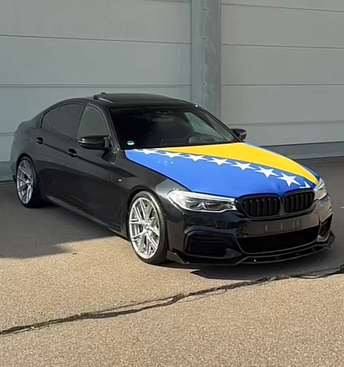 BiH Car Hood/Side Mirrors Flag