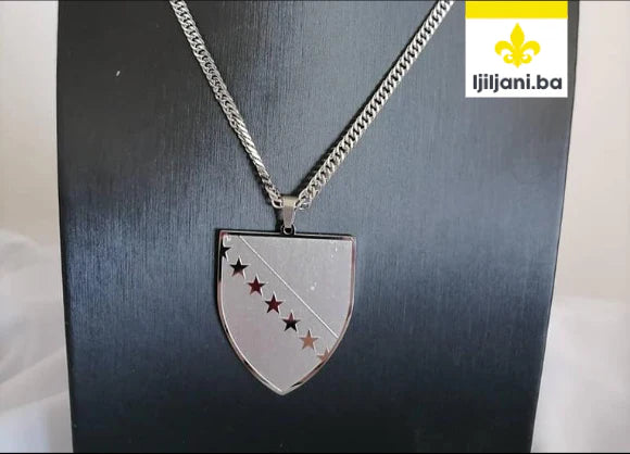 Bosnian Shield Necklace