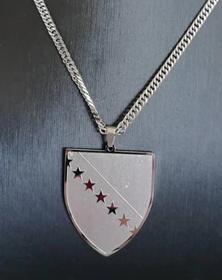 Bosnian Shield Necklace