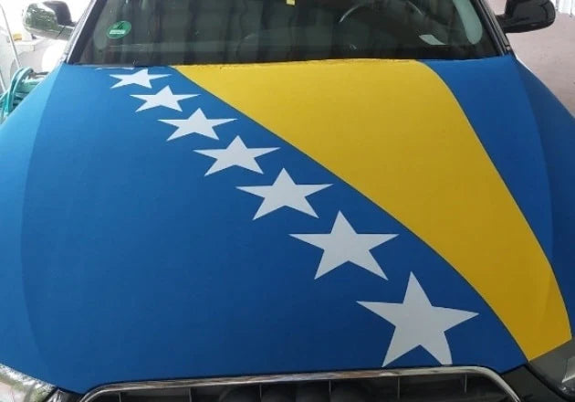 BiH Car Hood Flag